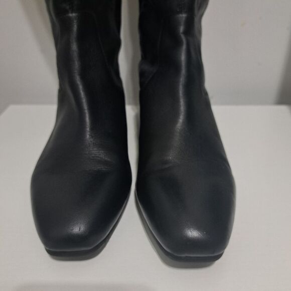 Louise Et Cie Lo- Andora Minimalist Boho Goth Over The Knee Boots Siz 8.5 Black - Picture 13 of 13